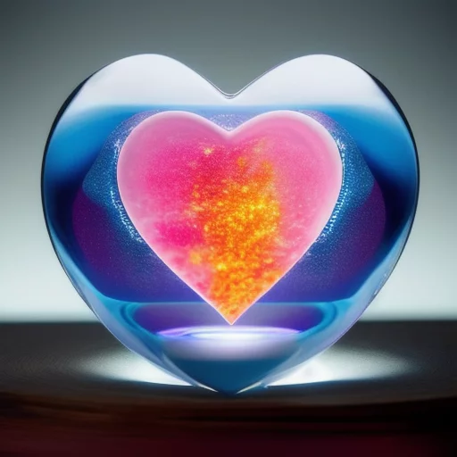 2615010744-A beautiful girl inside heart shaped glass, a hologram, marketing design, made purely out of water,.webp